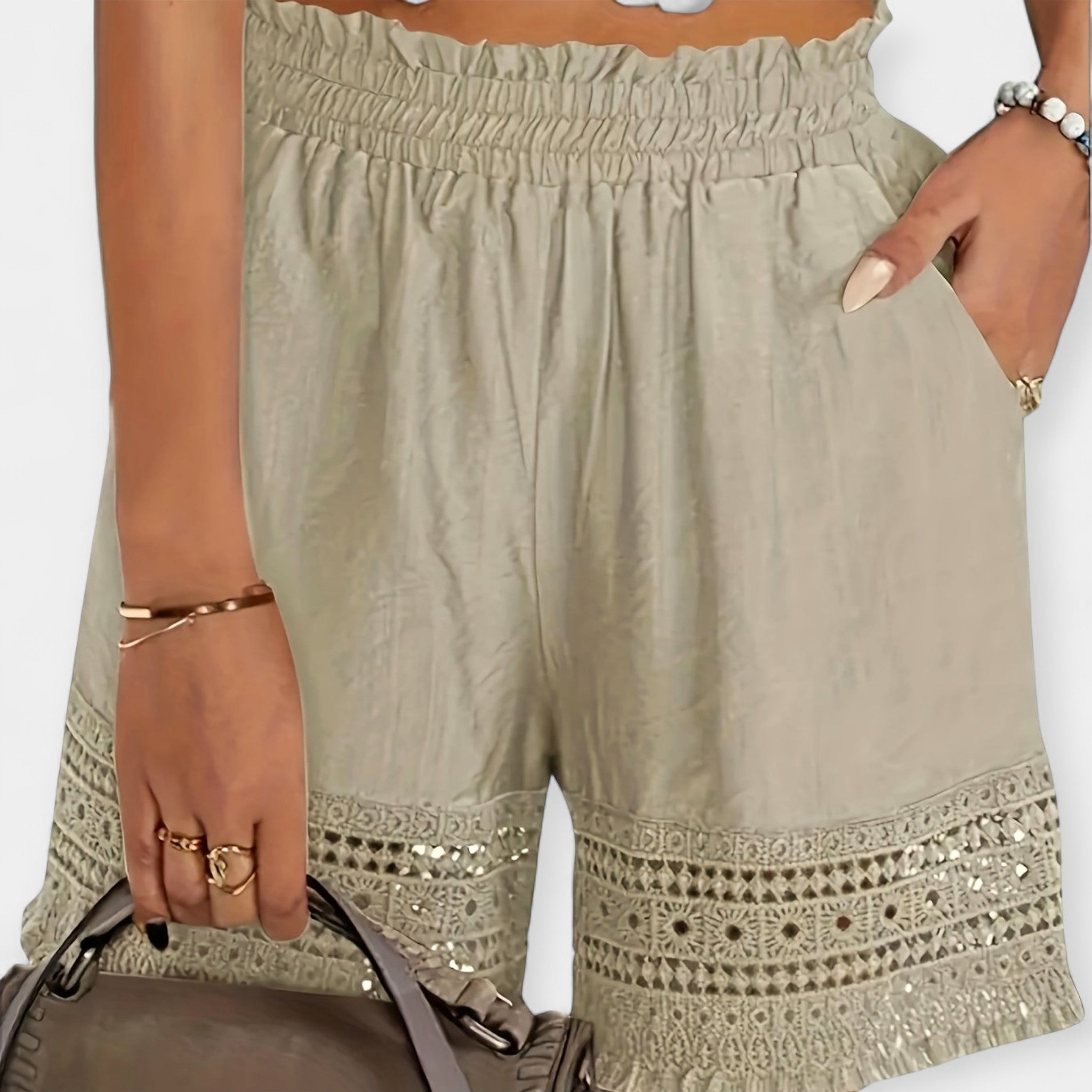 Justine - Shorts Dentelle Élégants