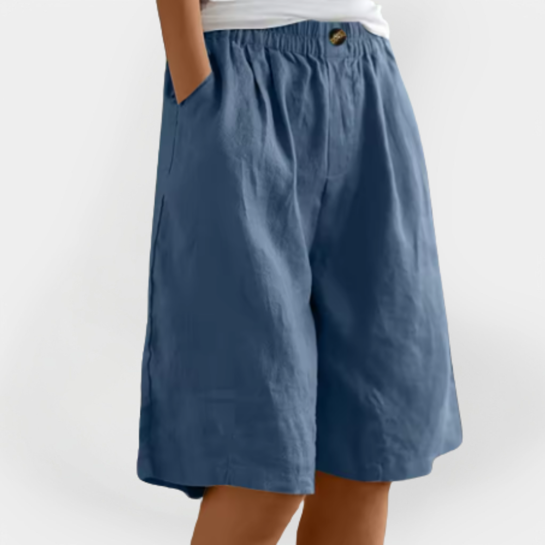 Céline - Pantalons Courts Lin