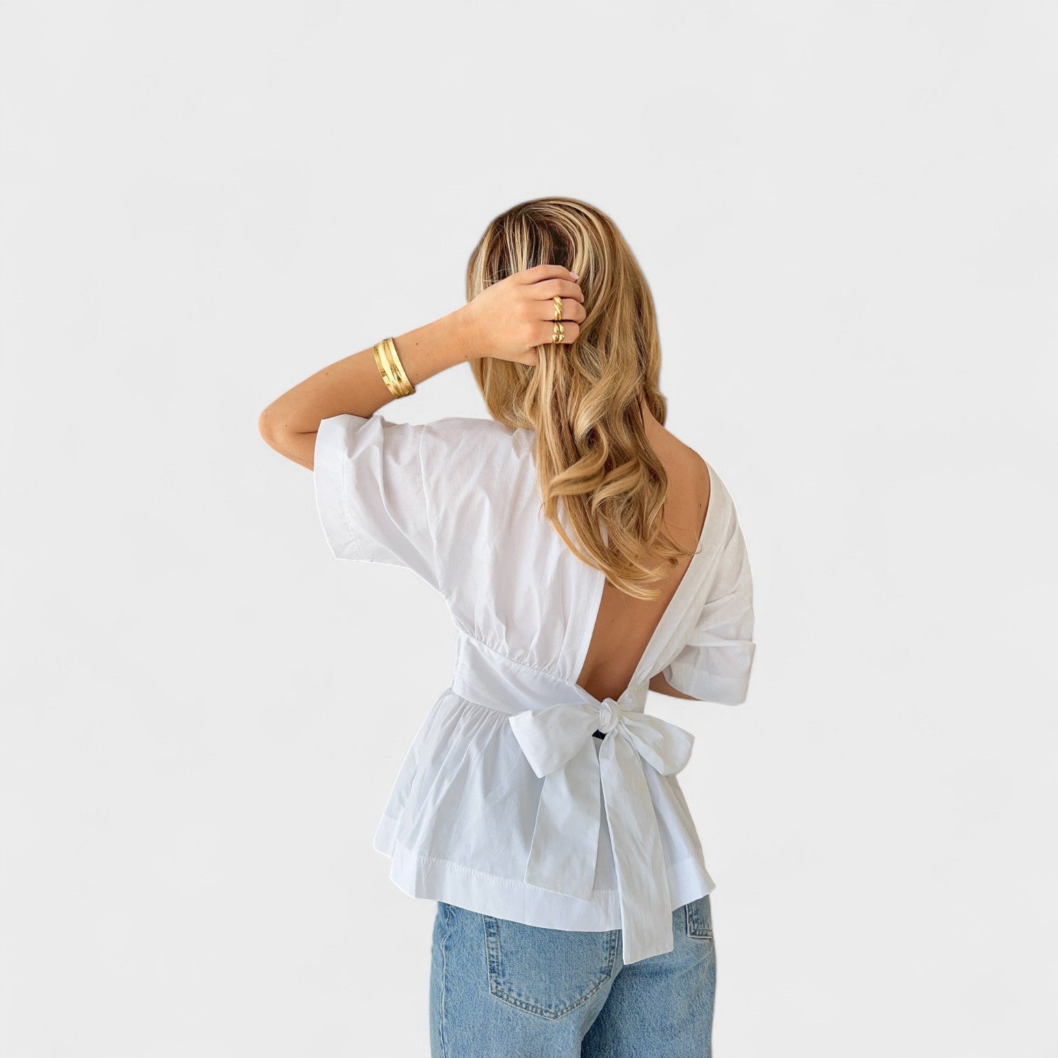 Romane - Blouse Dos V Ouvert