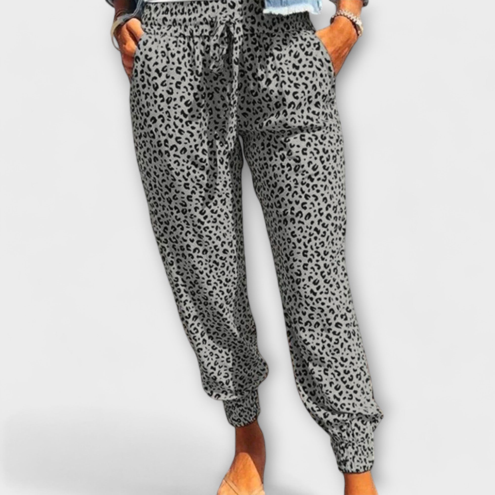 Anaïs - Pantalons Amples Léopard