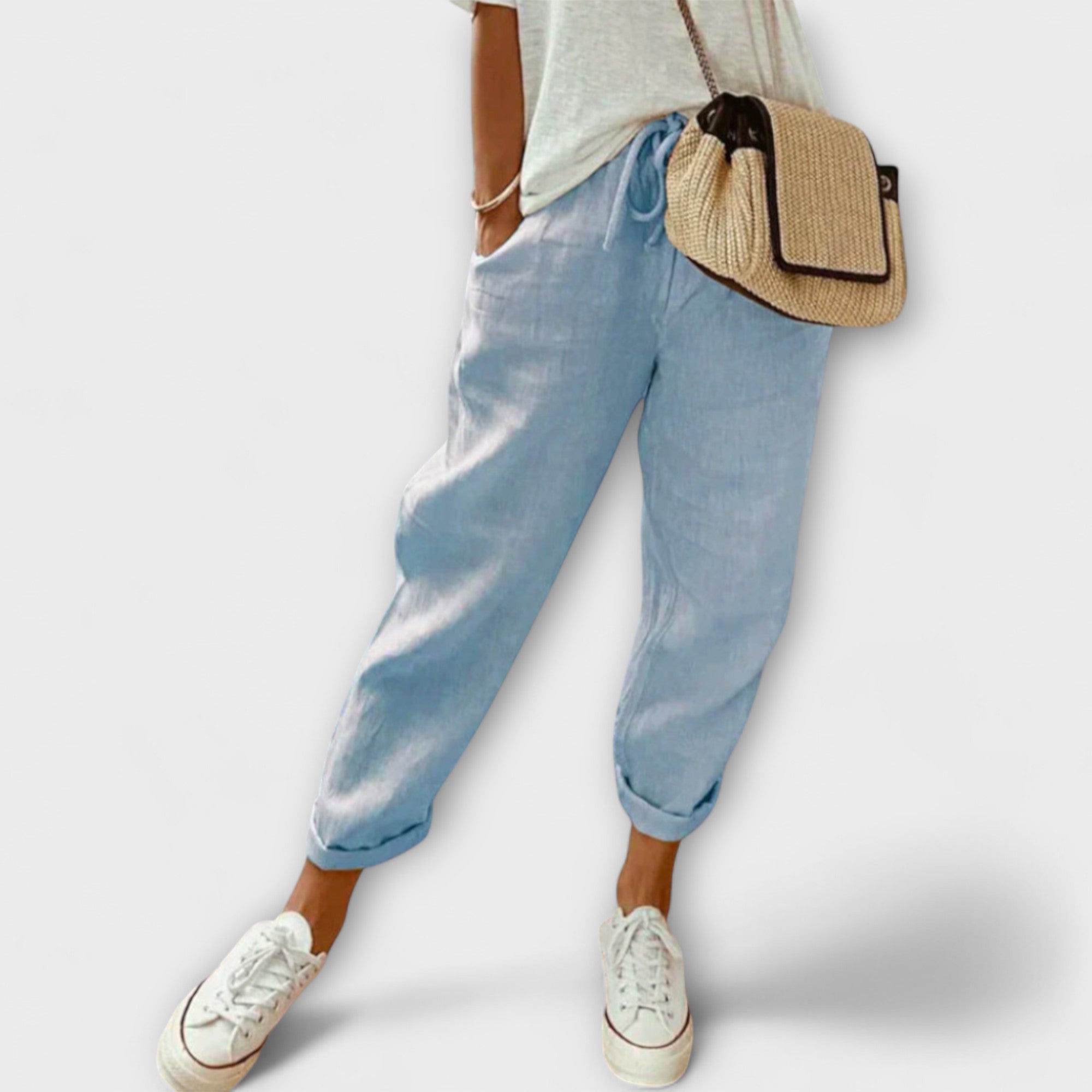 Juliette - Pantalons Lin Élégants