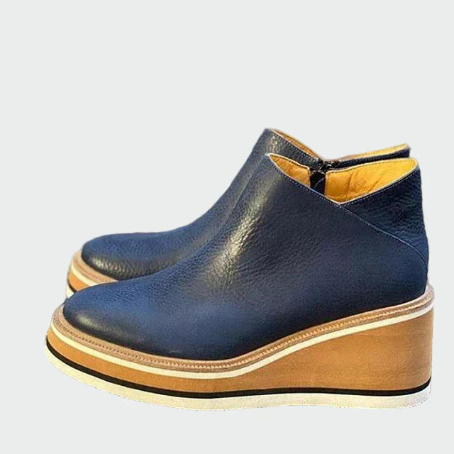 Anaïs - Bottines Camel Platine