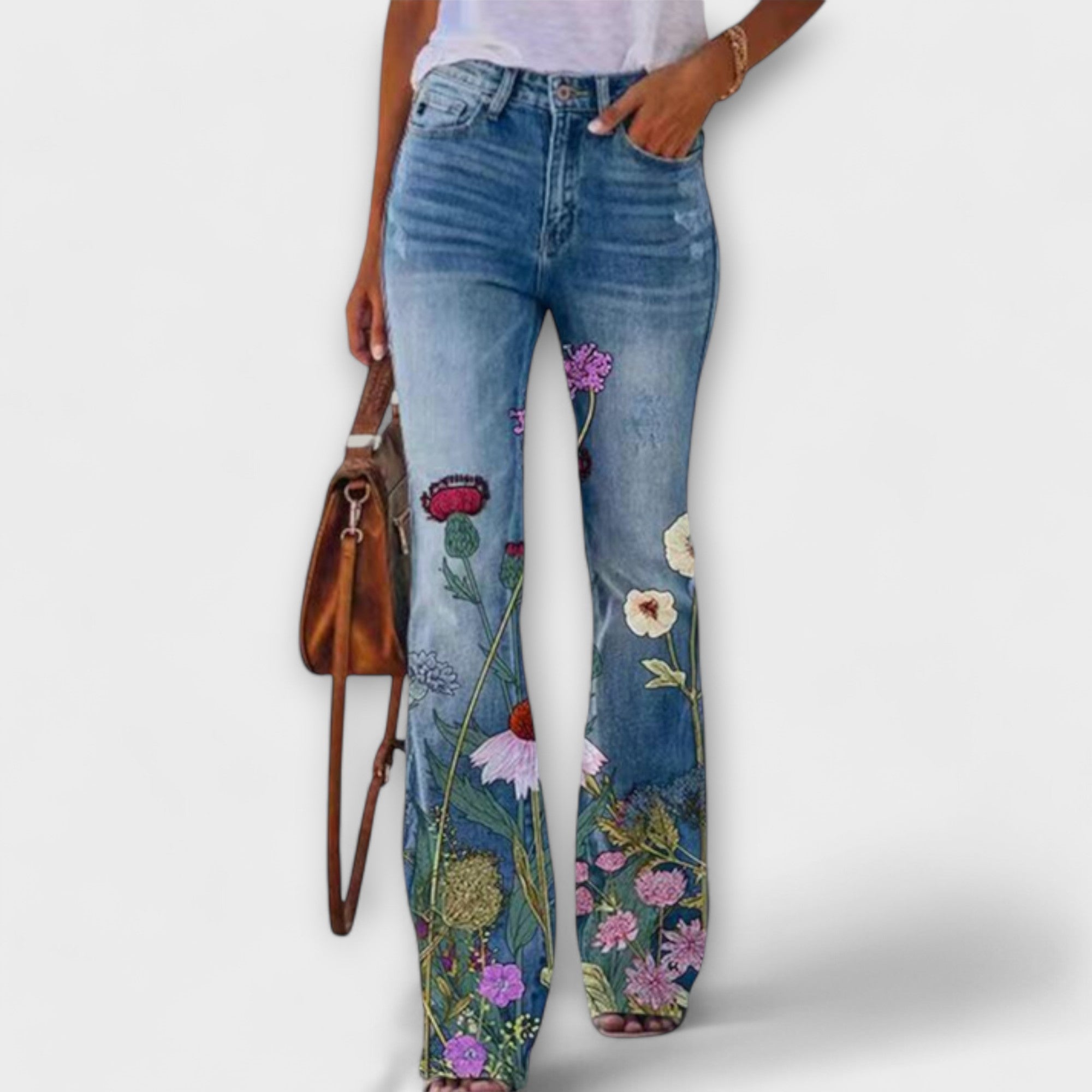 Anaïs - Pantalons Élégants Boutons