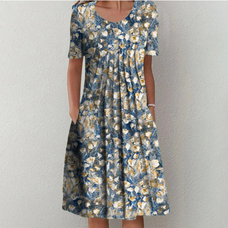 Inès - Robe Midi Élégante