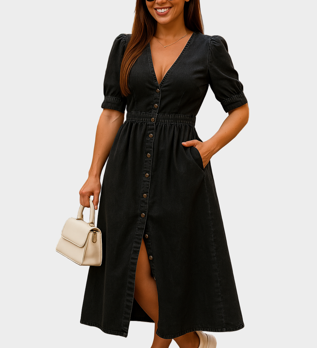 Inès - Robe Maxi Jean