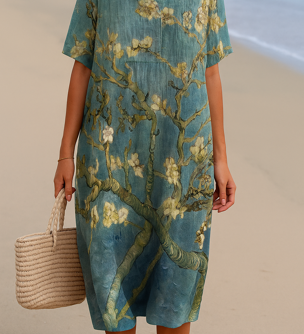 Clémence - Robe Élegante Coton