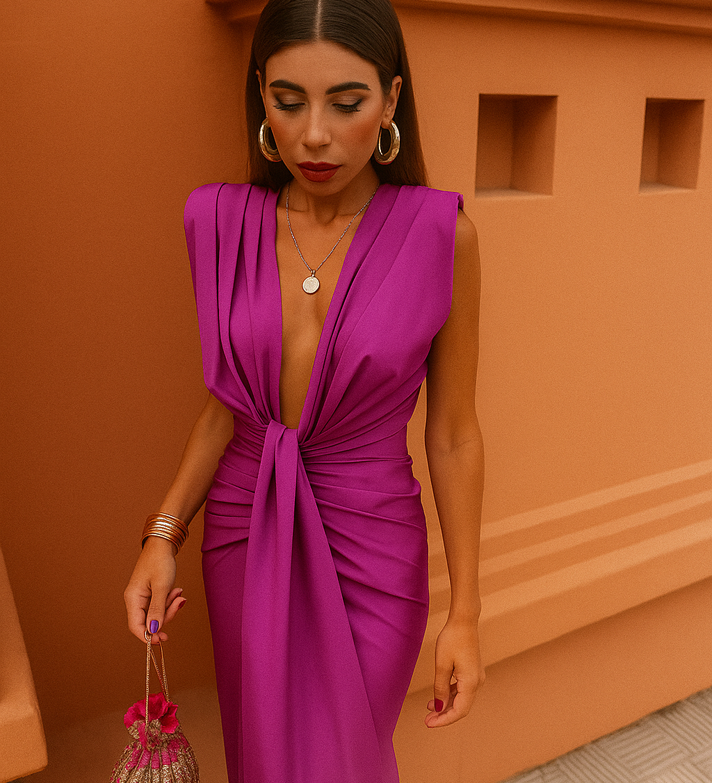 Anaïs - Robe Plissée Élégante
