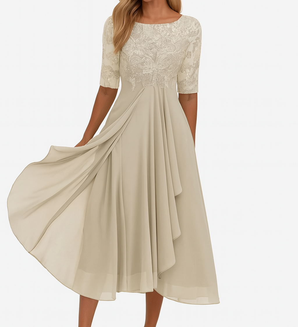 Margot - Robe Midi Dentelle