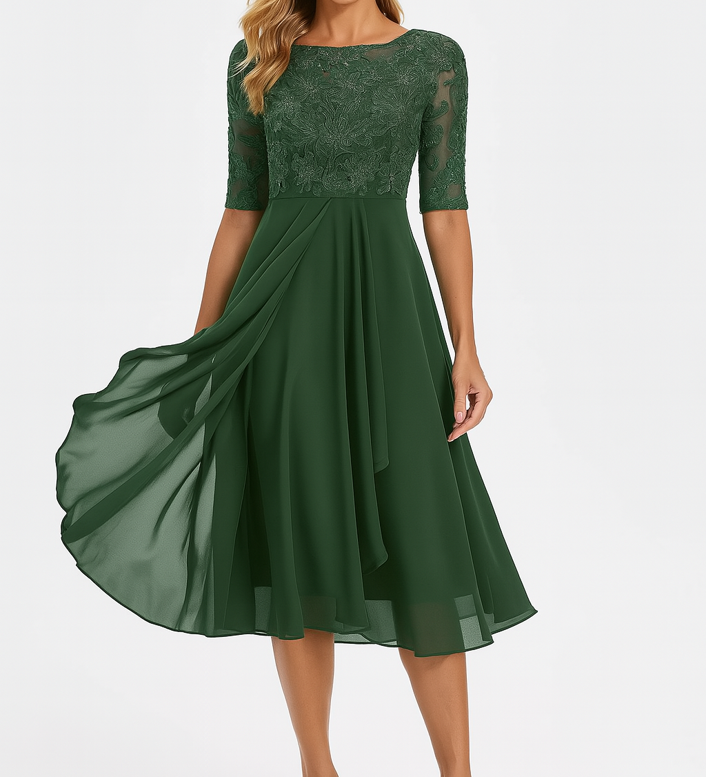 Margot - Robe Midi Dentelle