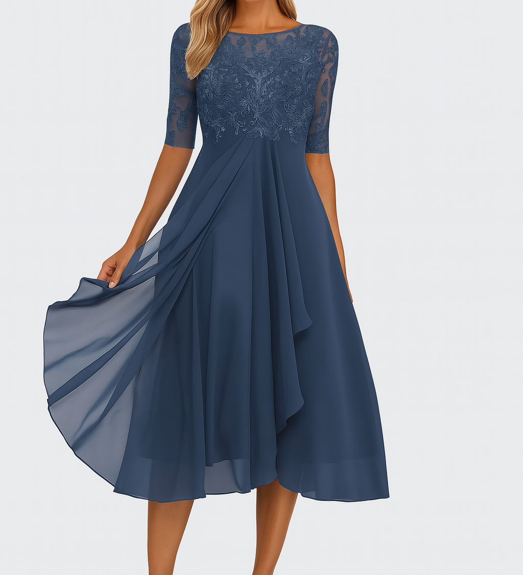 Margot - Robe Midi Dentelle