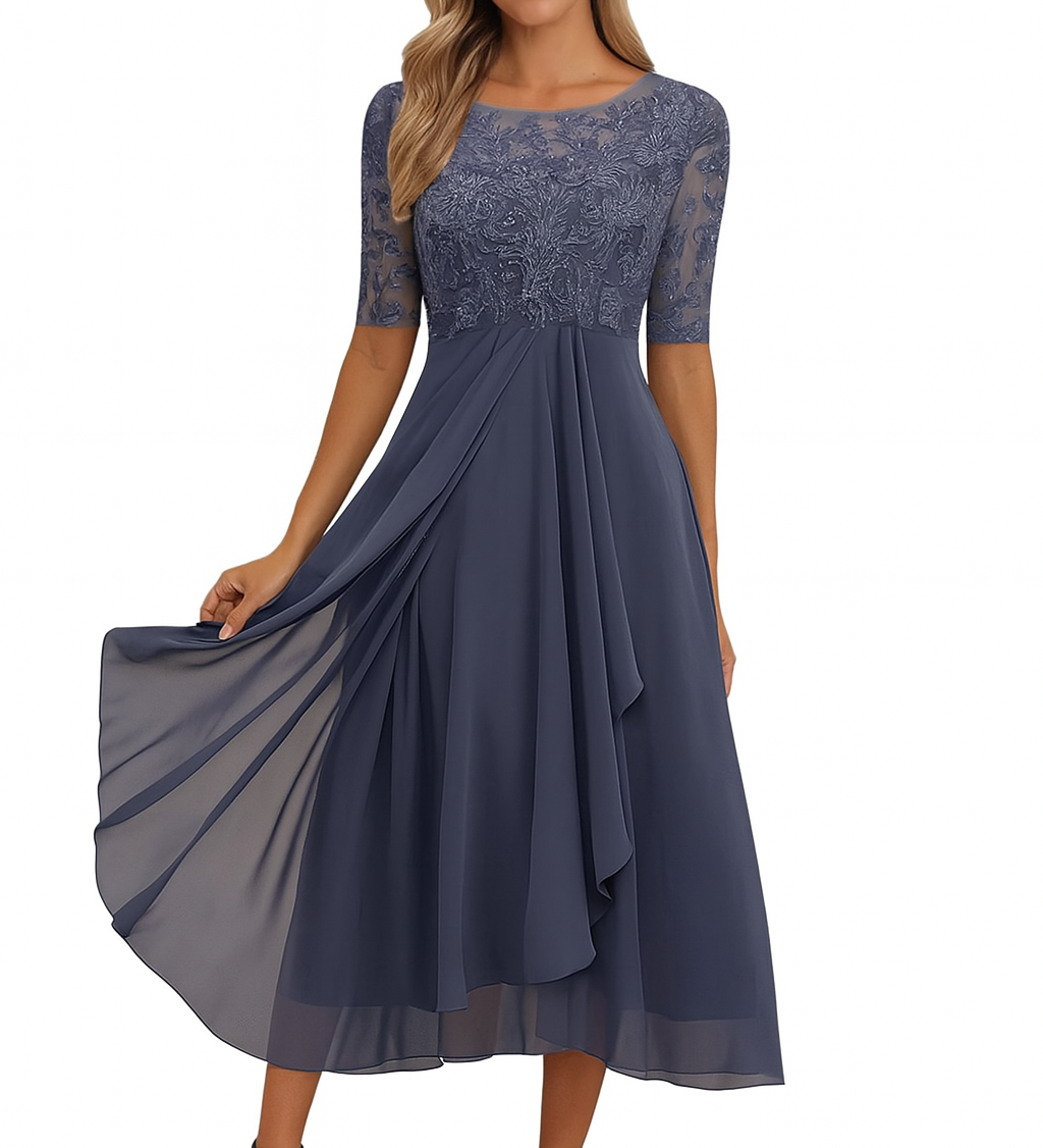 Margot - Robe Midi Dentelle