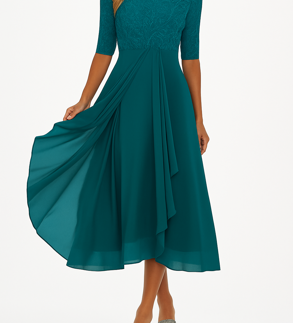 Margot - Robe Midi Dentelle