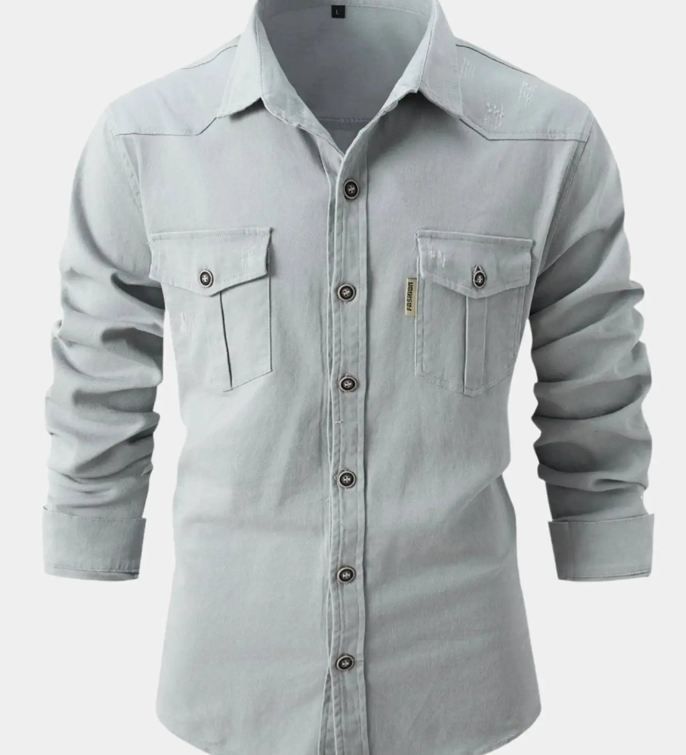 Anaïs - Chemise Denim Élégante