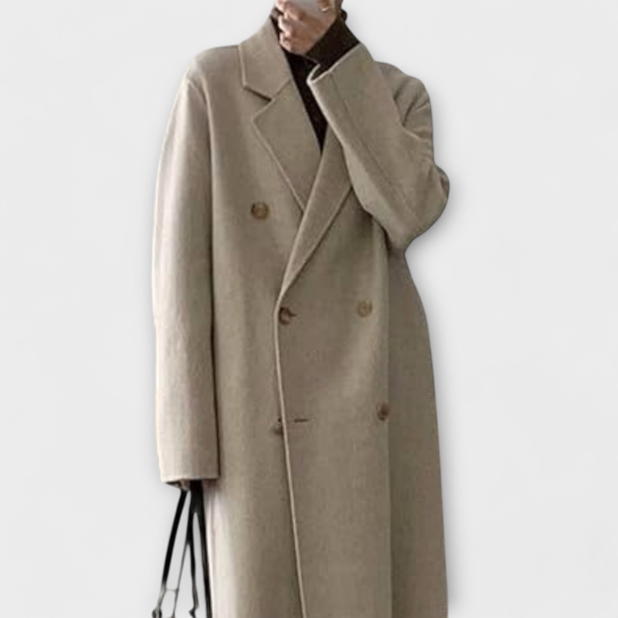 Sarah - Manteau Long Élégant
