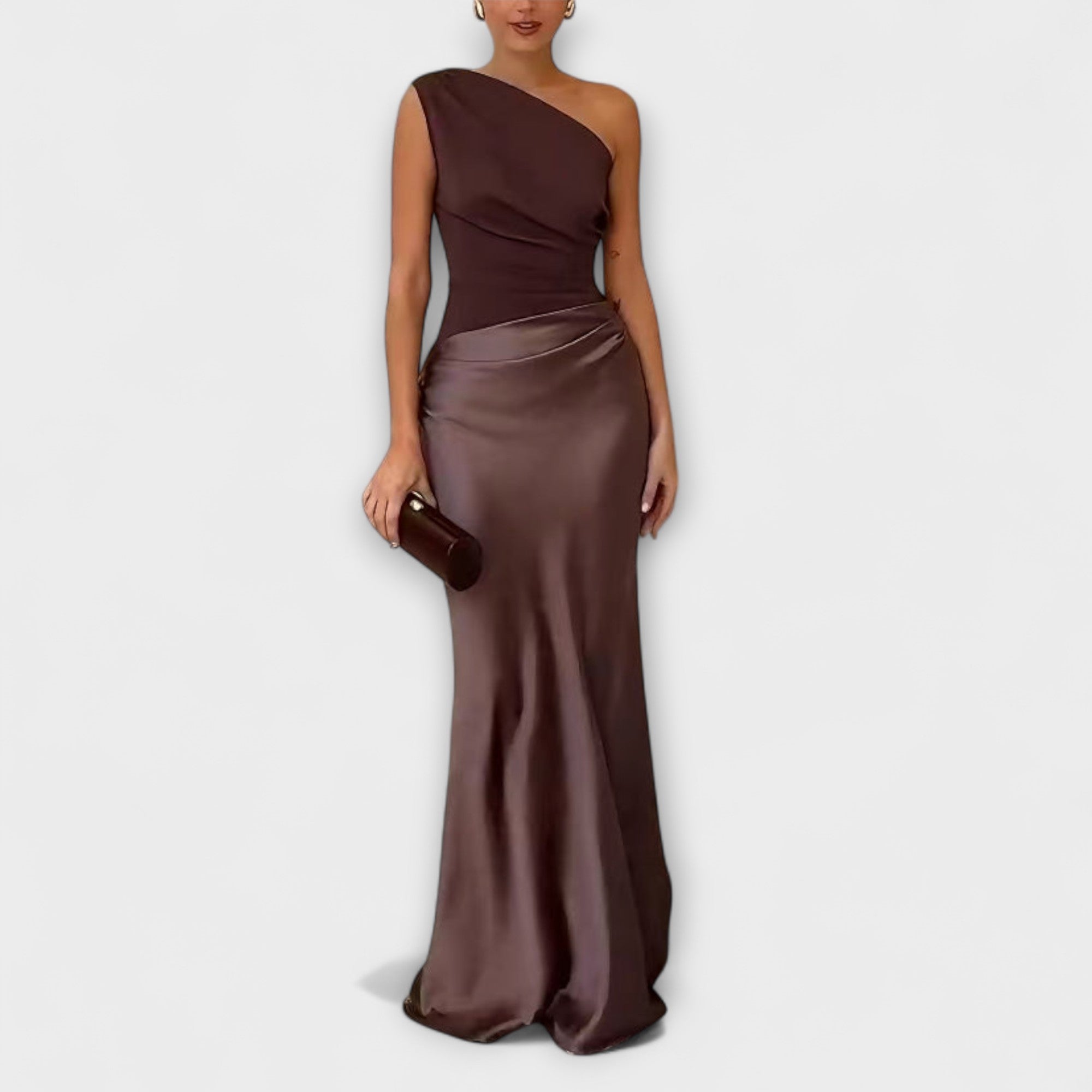 Anaïs - Robe Asymétrique Satinée