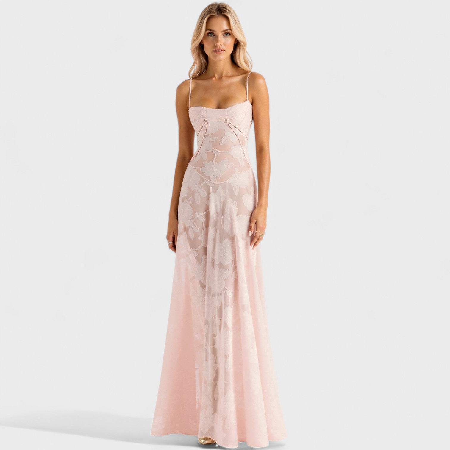Élise - Robe Maxi Dentelle