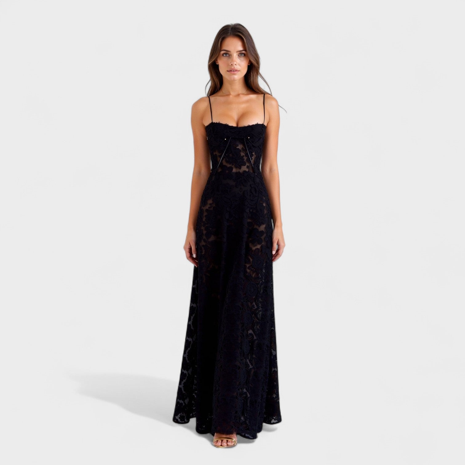 Élise - Robe Maxi Dentelle