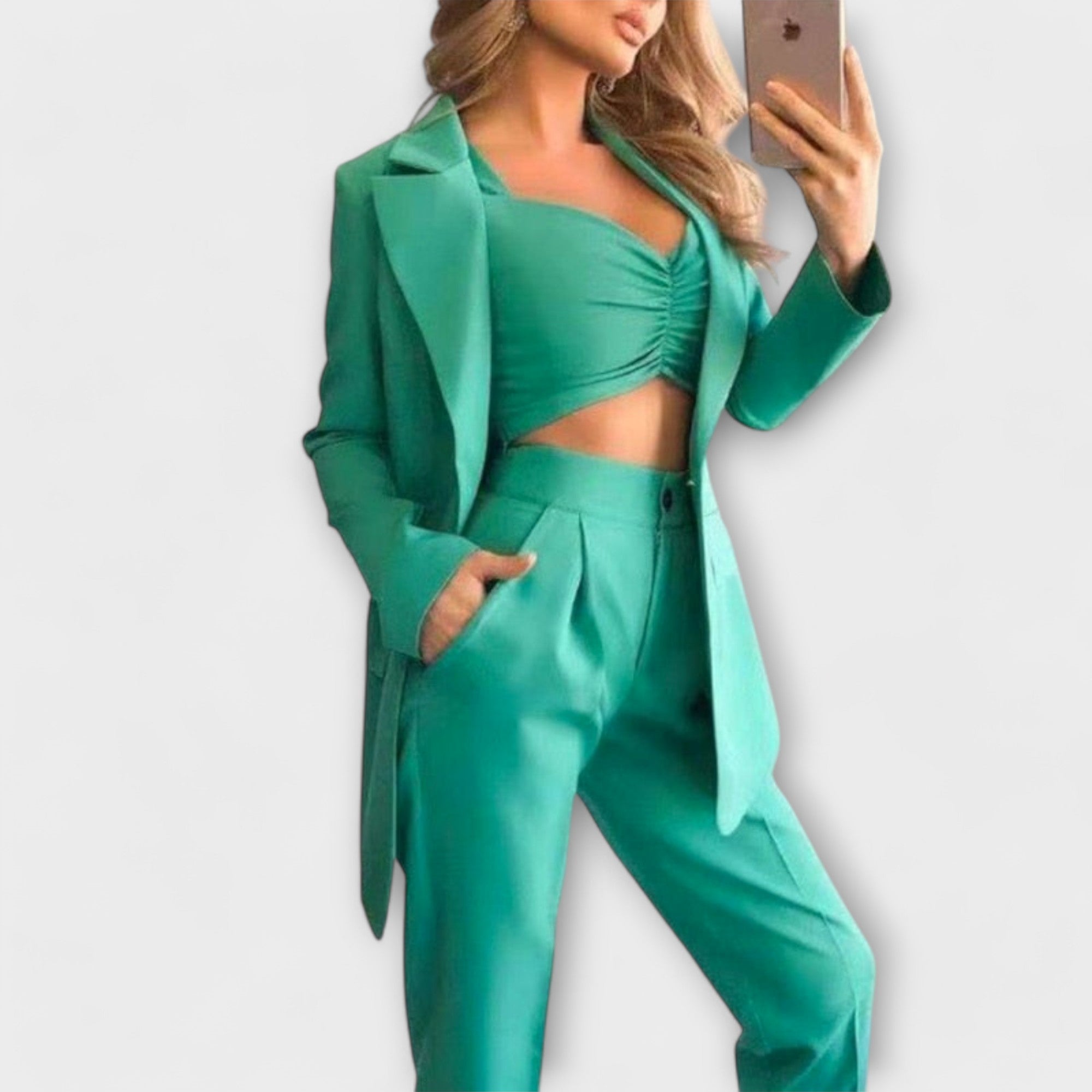 Anaïs - Ensemble Blazer Élégant