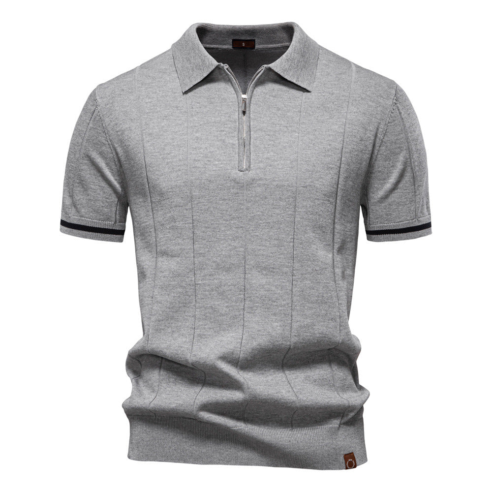 Céline - Polo Structuré Zippé