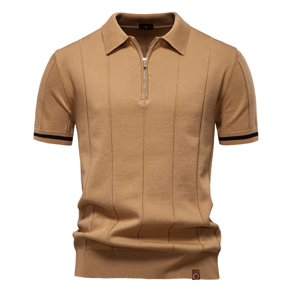 Céline - Polo Structuré Zippé