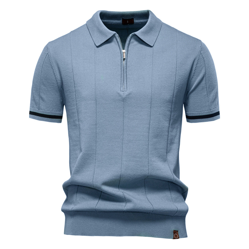 Céline - Polo Structuré Zippé