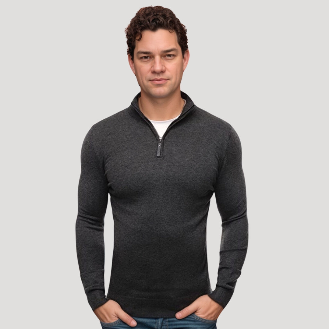 Delphine - Pull Demi-Zip Chic