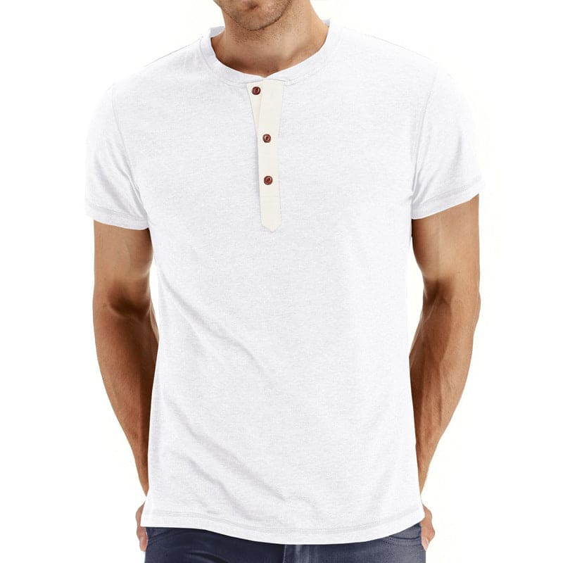Anaïs - T-shirt Henley Doux