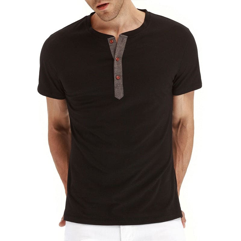 Anaïs - T-shirt Henley Doux