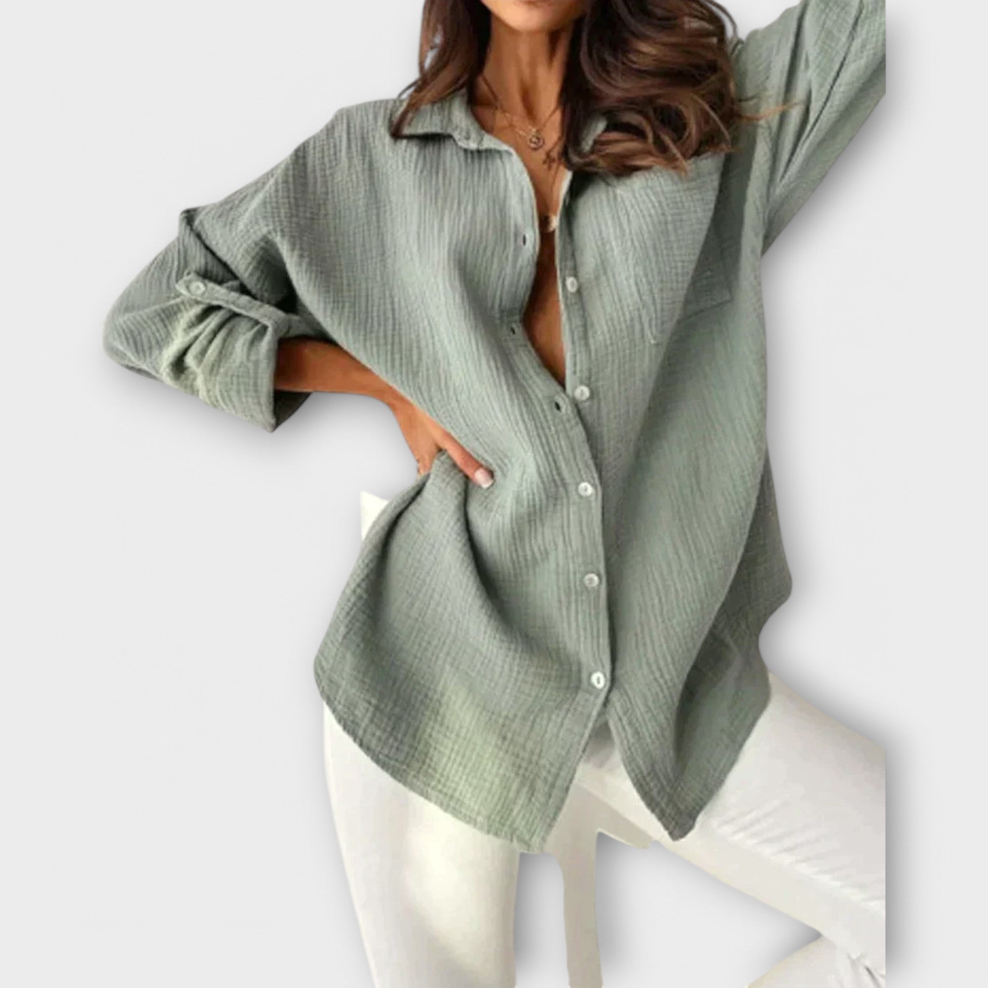 Inès - Blouse Légère Éclectique