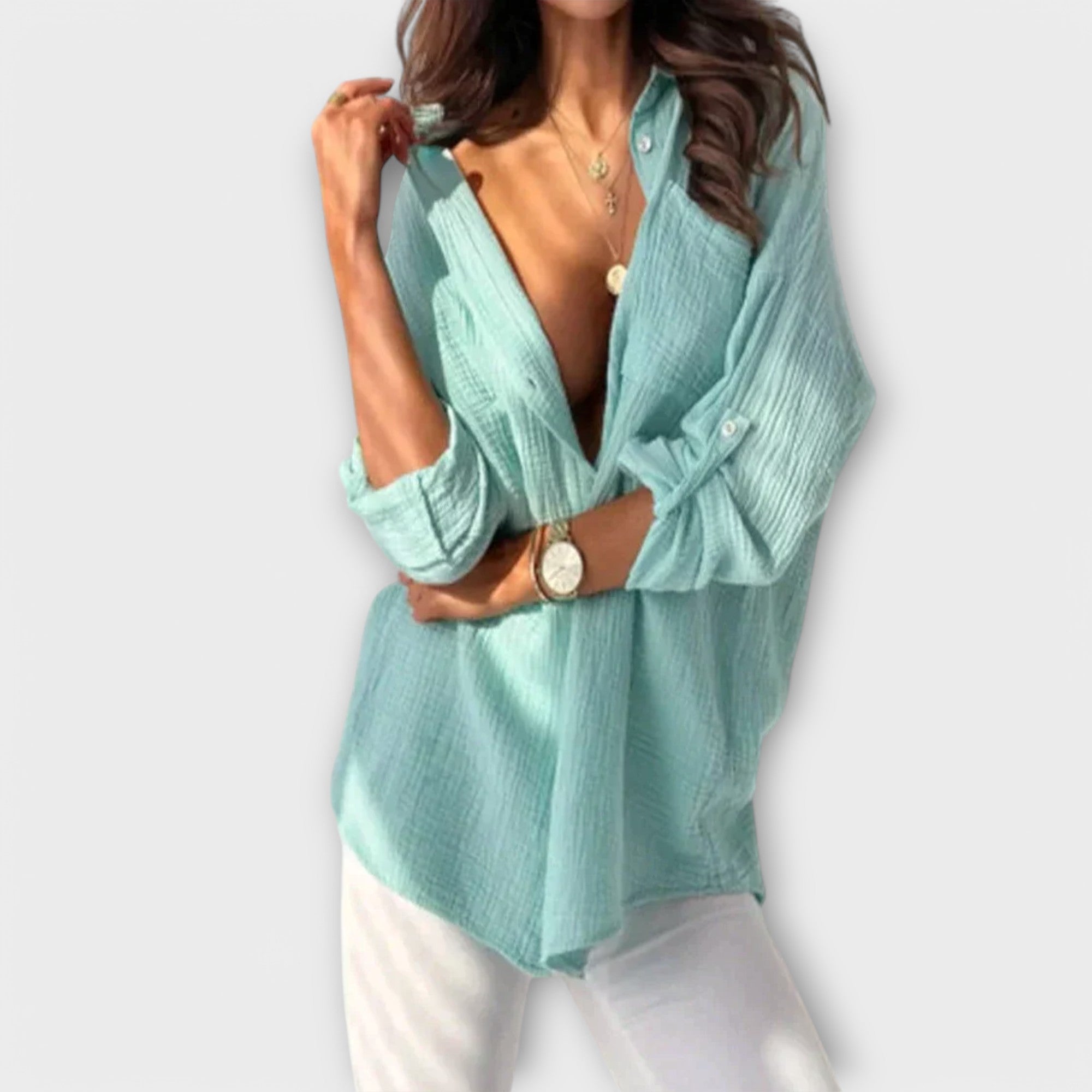 Inès - Blouse Légère Éclectique