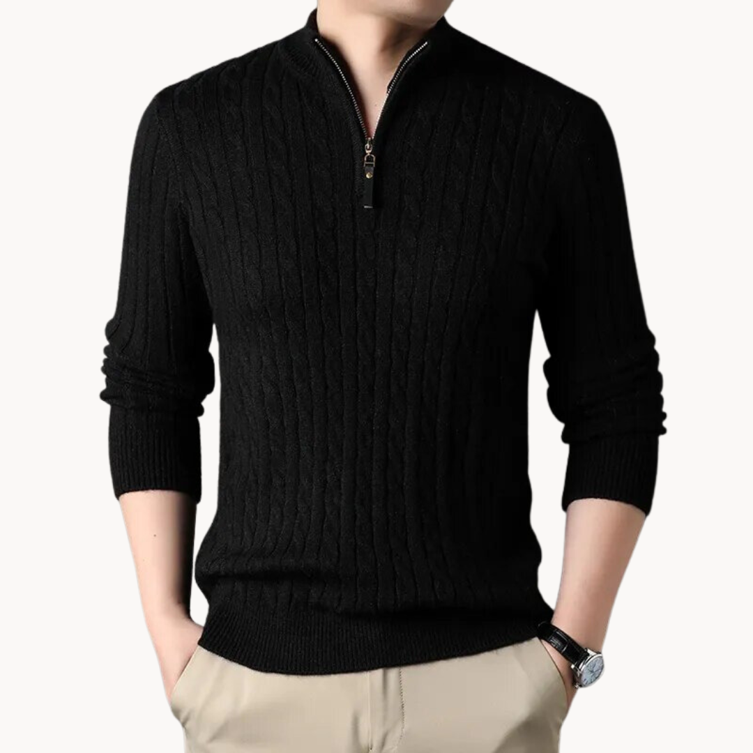 Amélie - Pull Zippé Élégant