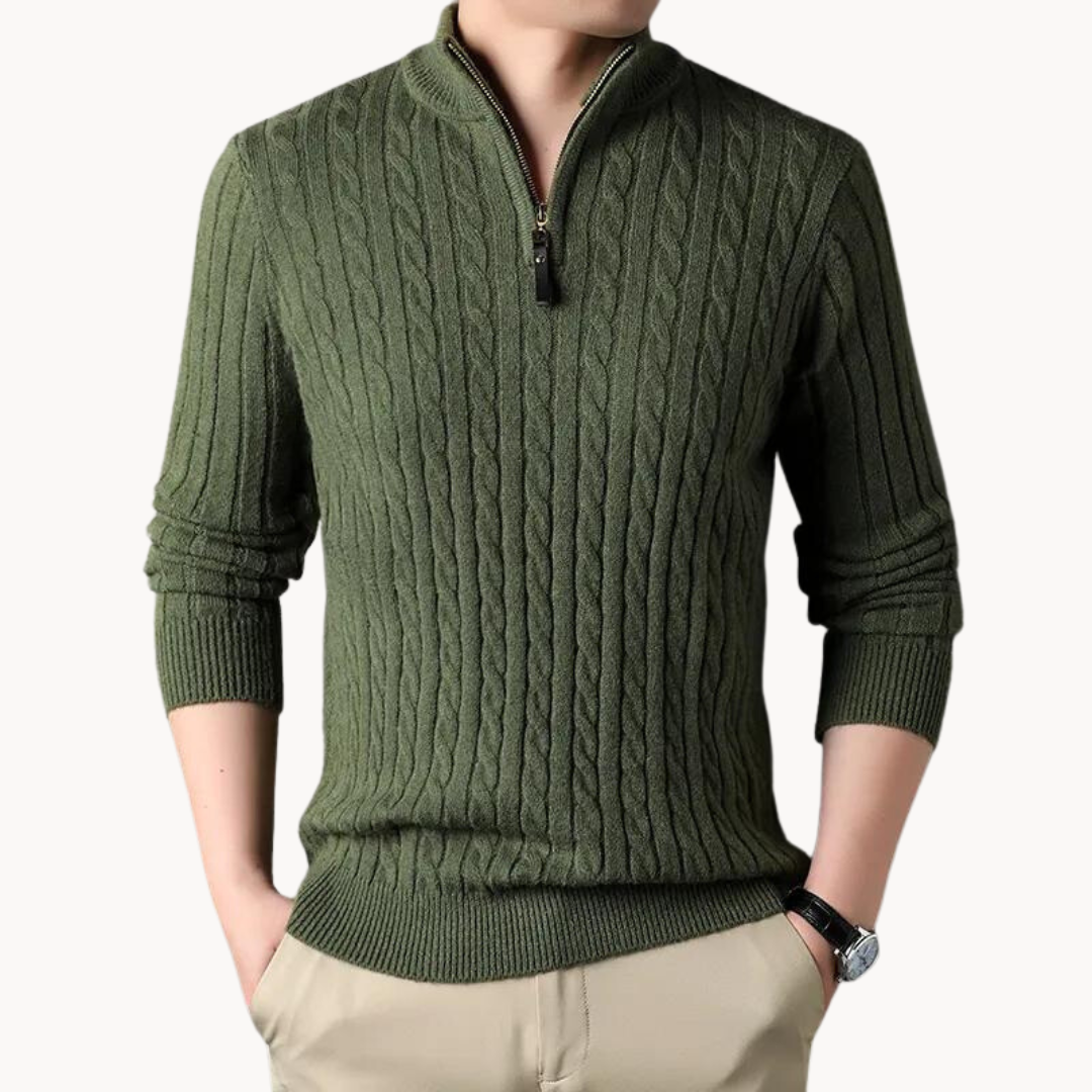 Amélie - Pull Zippé Élégant