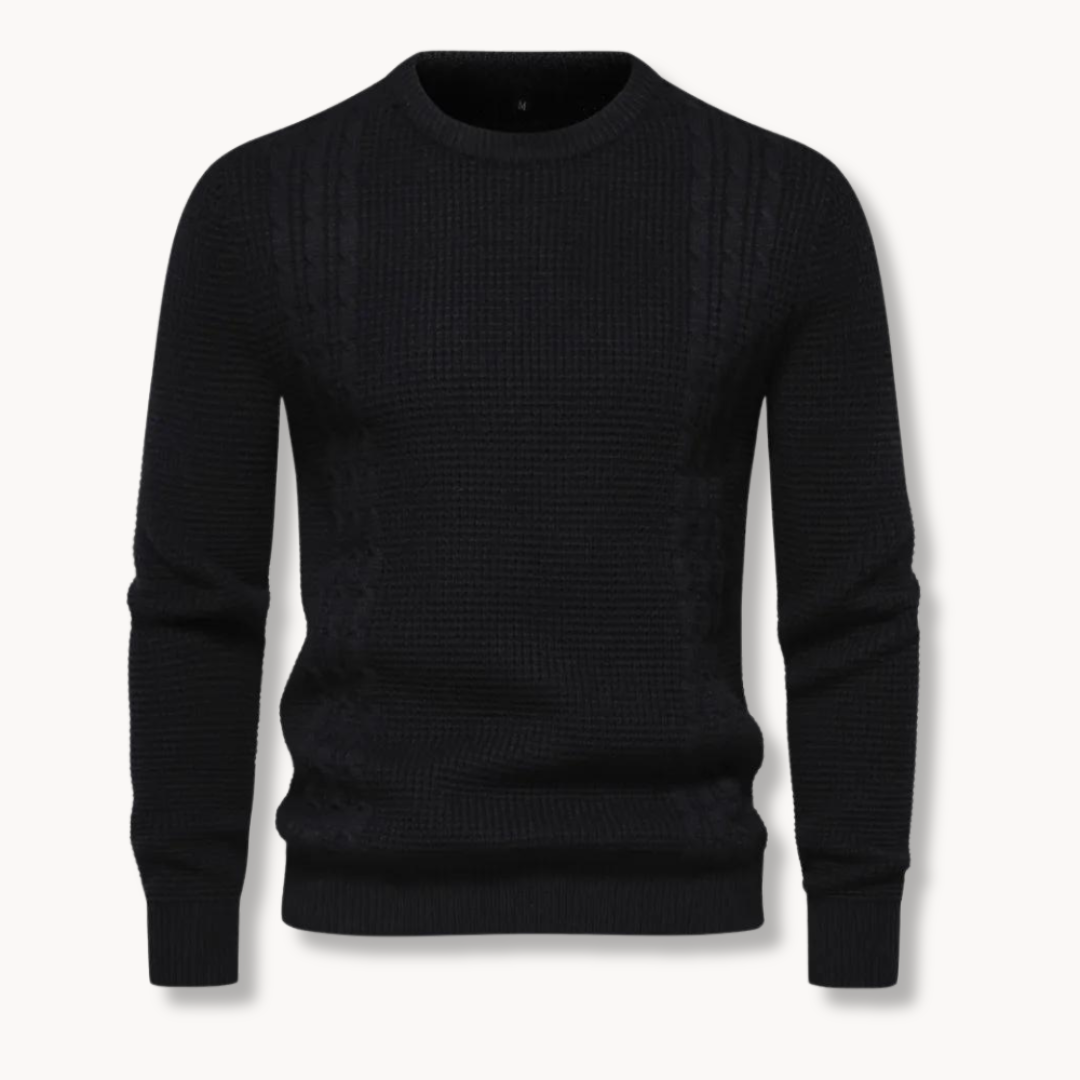 Inès - Pull Tricot Patchwork