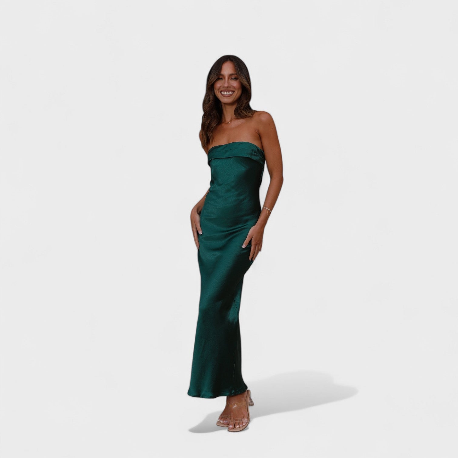 Céline - Robe Satinée Élégante