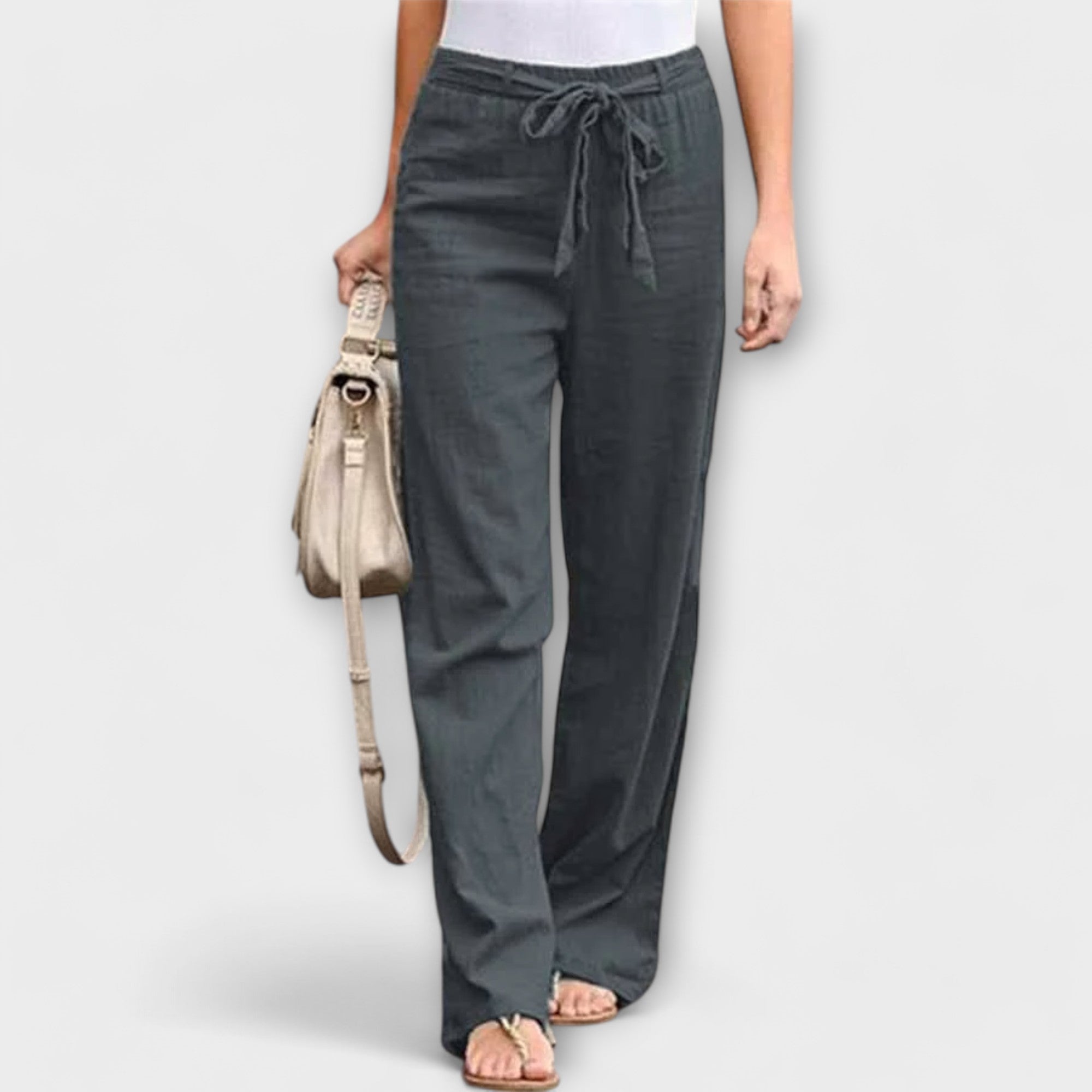 Clémence - Pantalons Lin Élégants