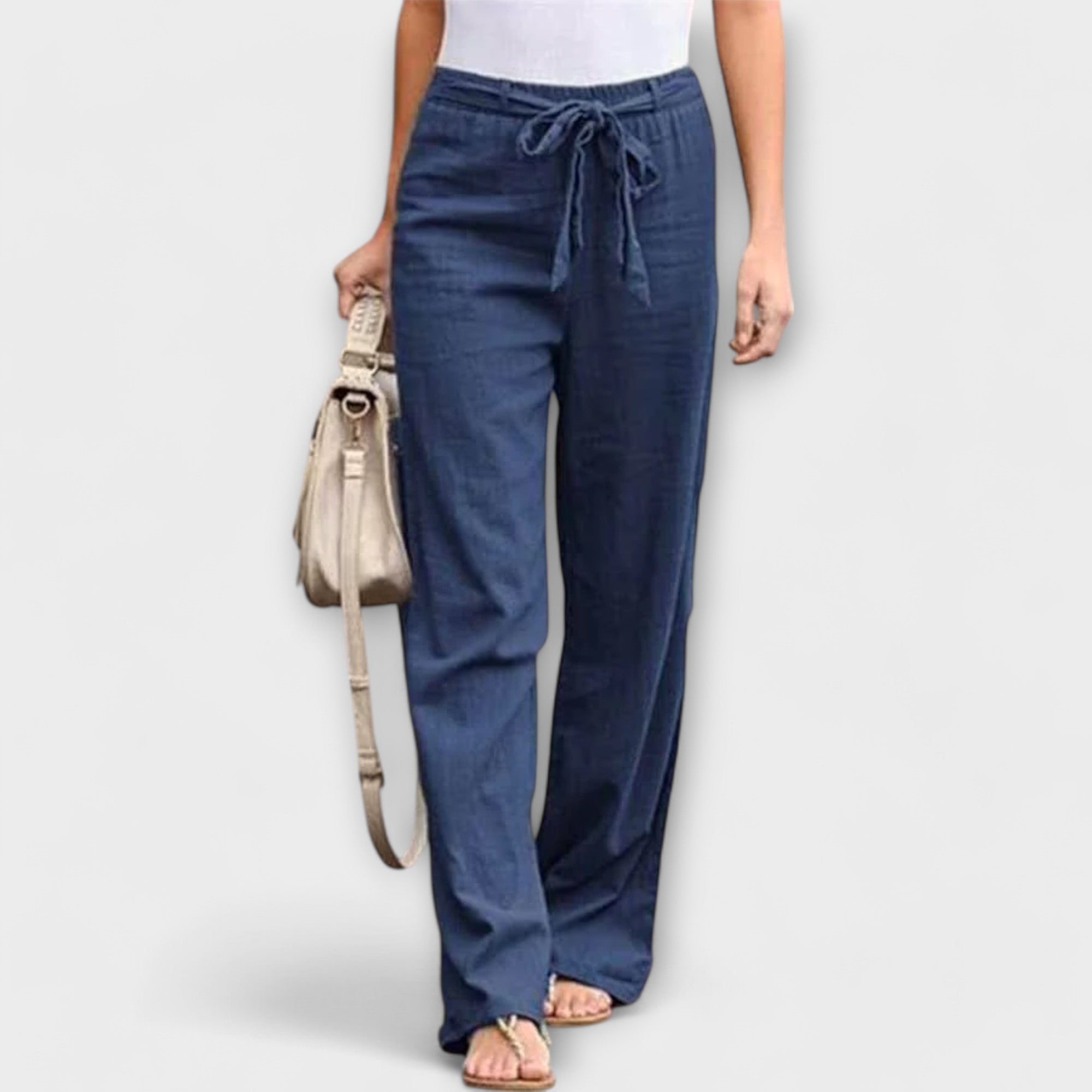 Clémence - Pantalons Lin Élégants