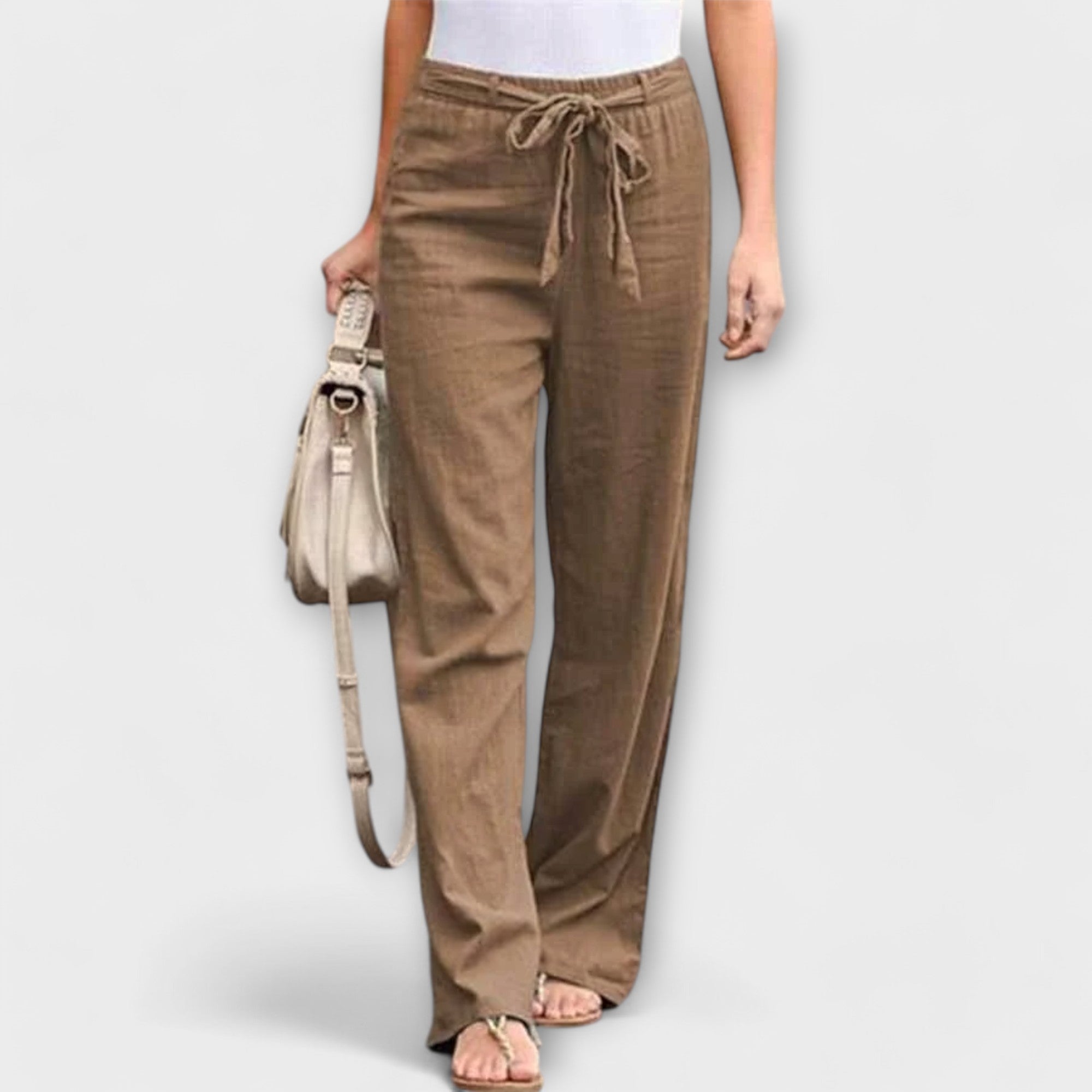 Clémence - Pantalons Lin Élégants