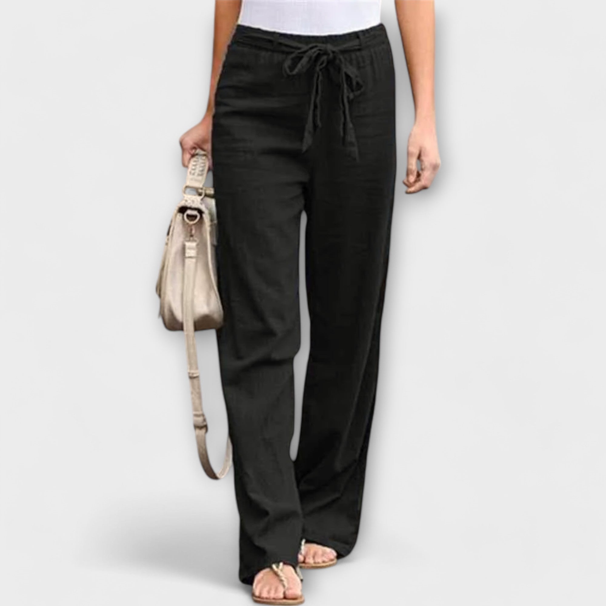 Clémence - Pantalons Lin Élégants