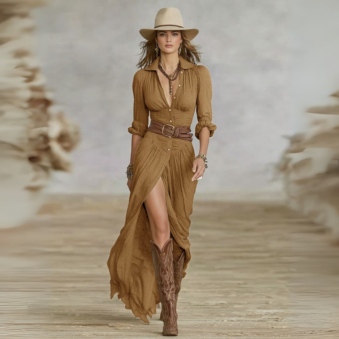 Anaïs - Robe Maxi Élégante