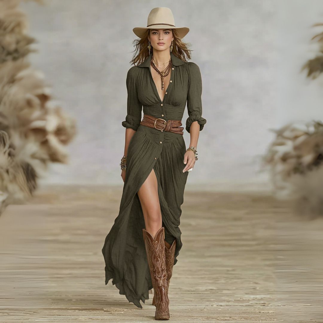 Anaïs - Robe Maxi Élégante
