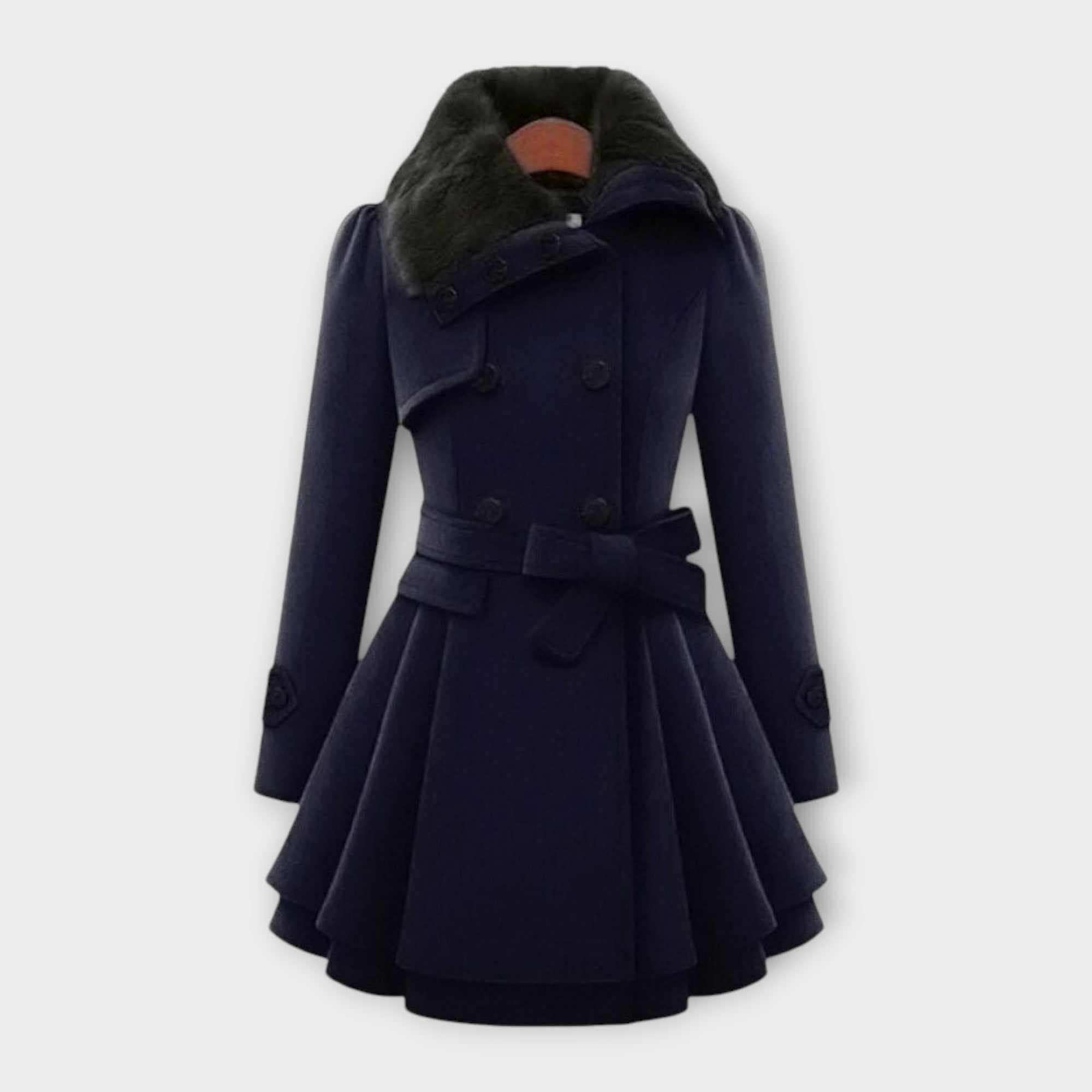 Élodie - Manteau Élégant Fausse Fourrure