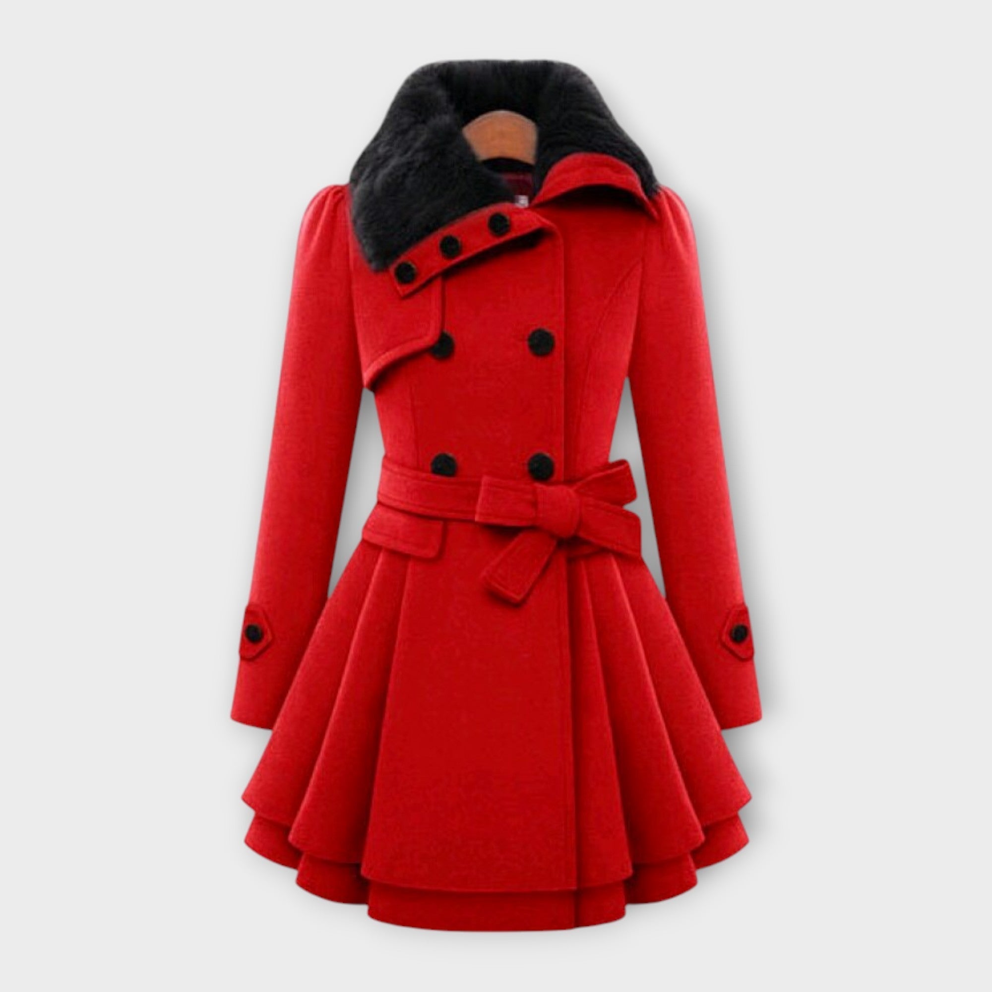 Élodie - Manteau Élégant Fausse Fourrure