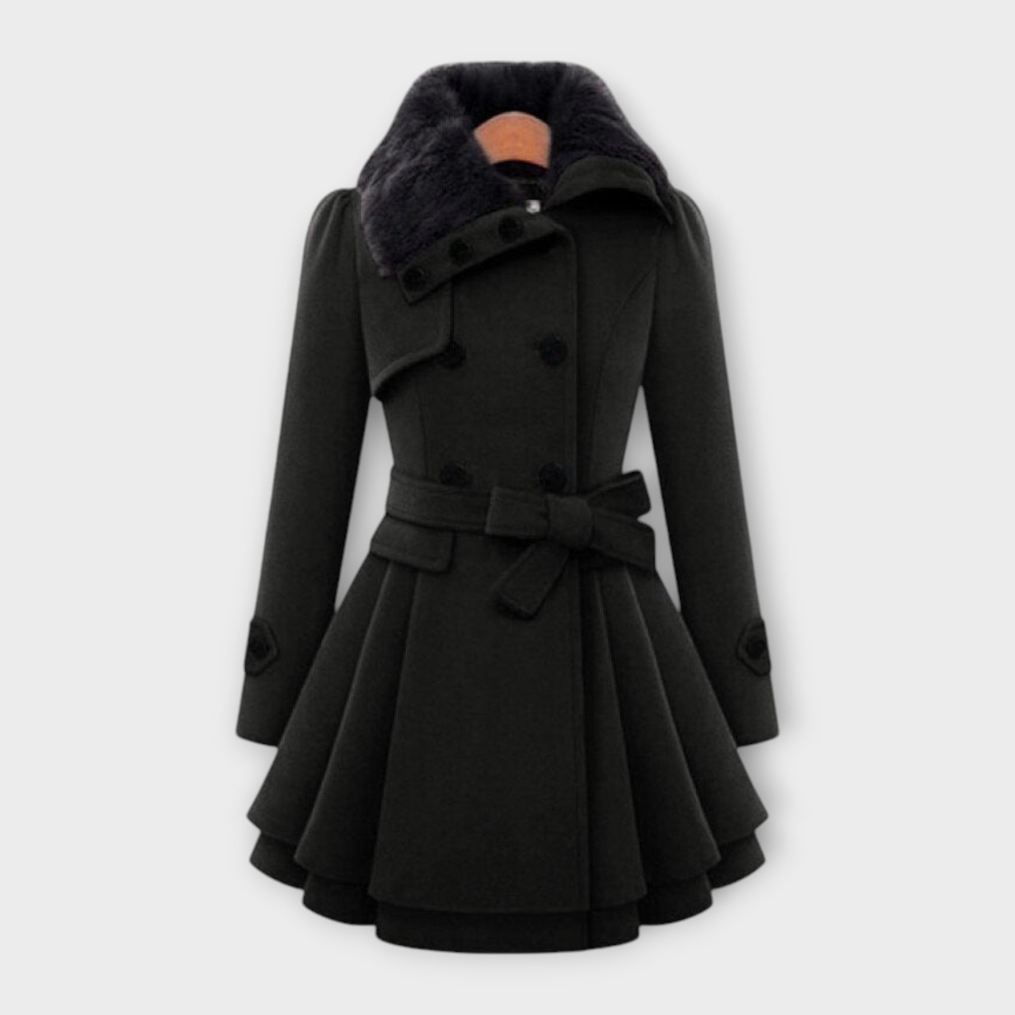 Élodie - Manteau Élégant Fausse Fourrure