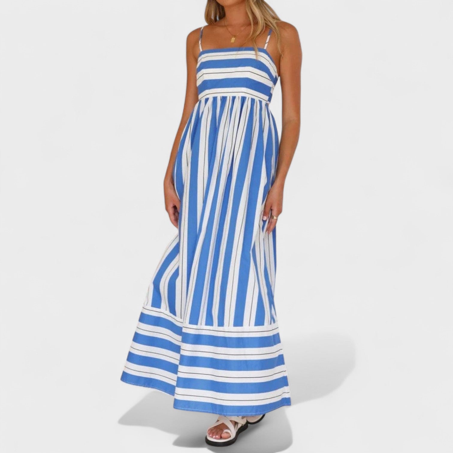 Inès - Robe Longue Élégante