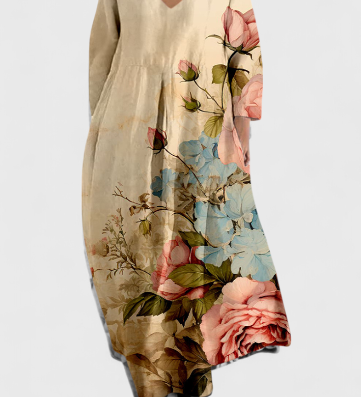 Valentine - Robe Fluide Fleurie