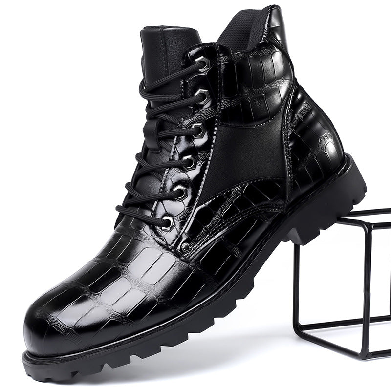 Amélie - Bottes Crocodile Élégantes