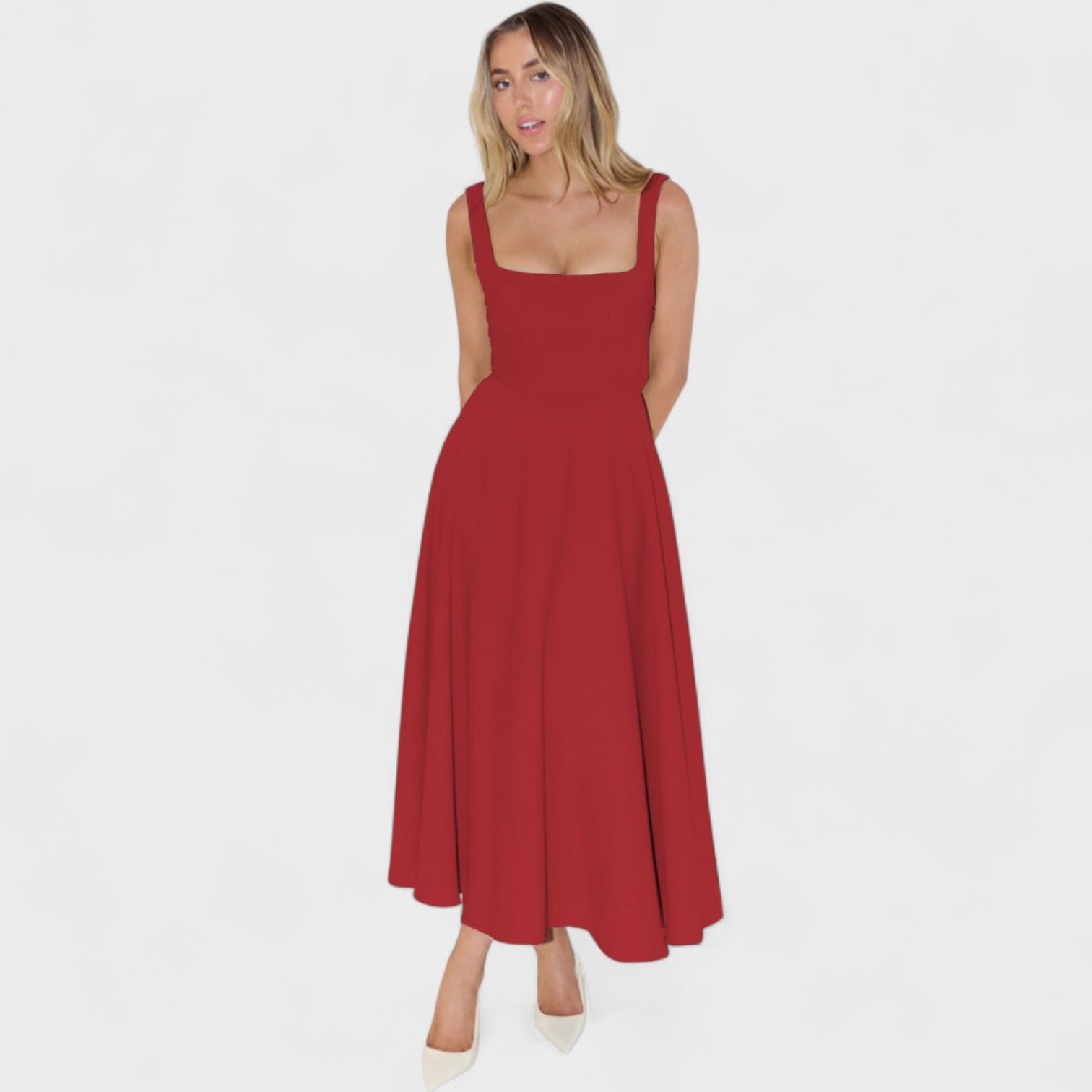 Anaïs - Robe Midi Élégante