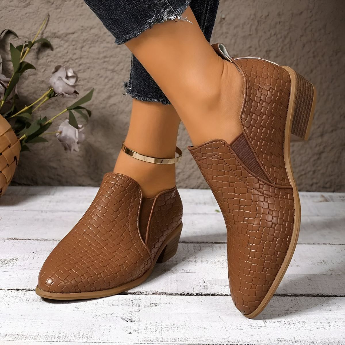 Sarah - Chaussures Oxford Vegan