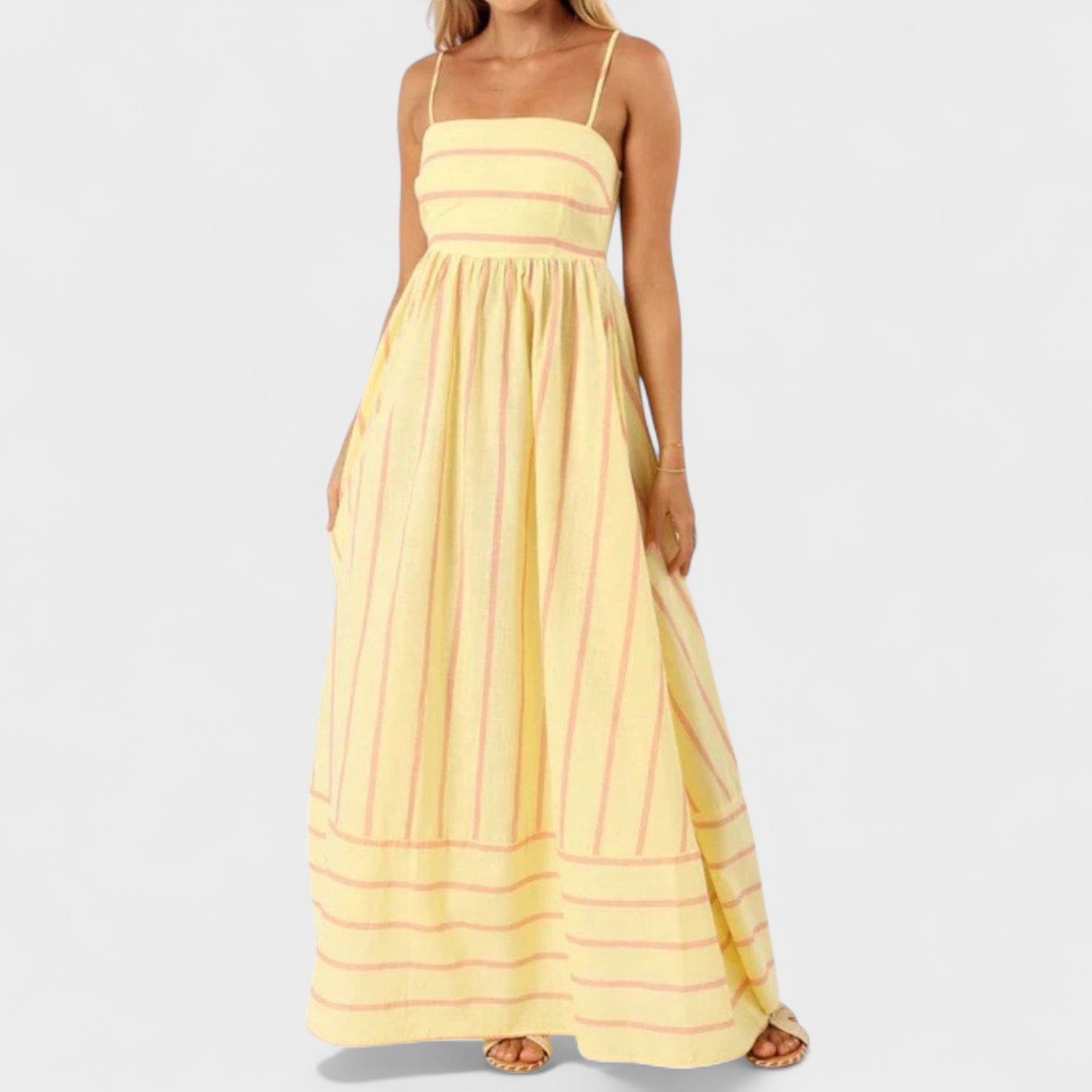 Inès - Robe Longue Élégante