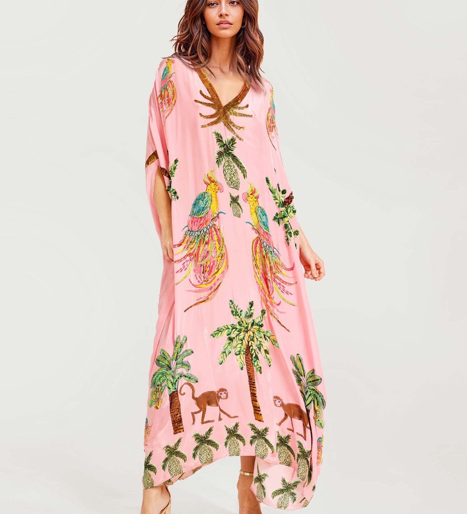 Manon - Robe Longue Imprimée
